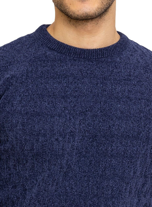 Navy - Design 0117 BS - Round Pullover - Khotwh
